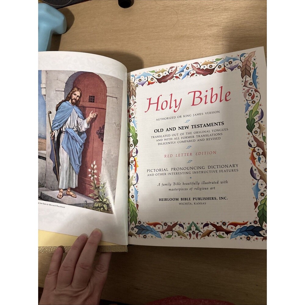 Holy Bible Master Reference Edition Heirloom Publishing Red Letter Edition 1964 - Picture 4 of 9